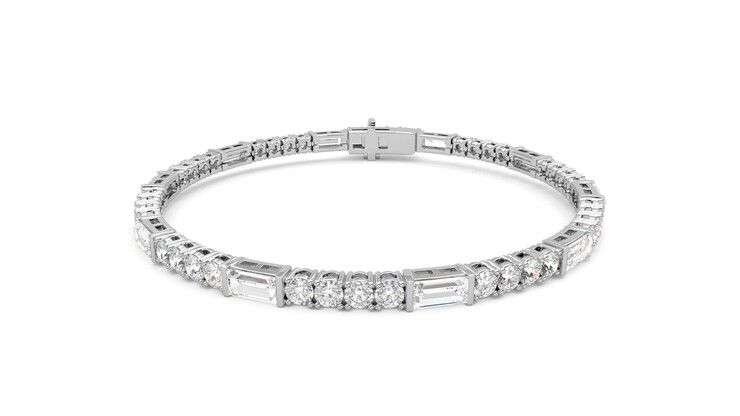 Taylor & Hart Serrienne 5.00ct Tennis Bracelet Jewellery 360 degree image 28