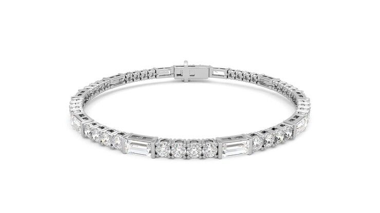 Taylor & Hart Serrienne 5.00ct Tennis Bracelet Jewellery 360 degree image 29