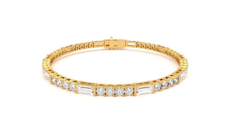 Taylor & Hart Serrienne 5.00ct Tennis Bracelet Jewellery 360 degree image 0