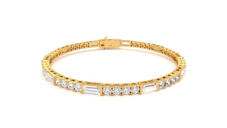 Taylor & Hart Serrienne 5.00ct Tennis Bracelet Jewellery 360 degree image 2