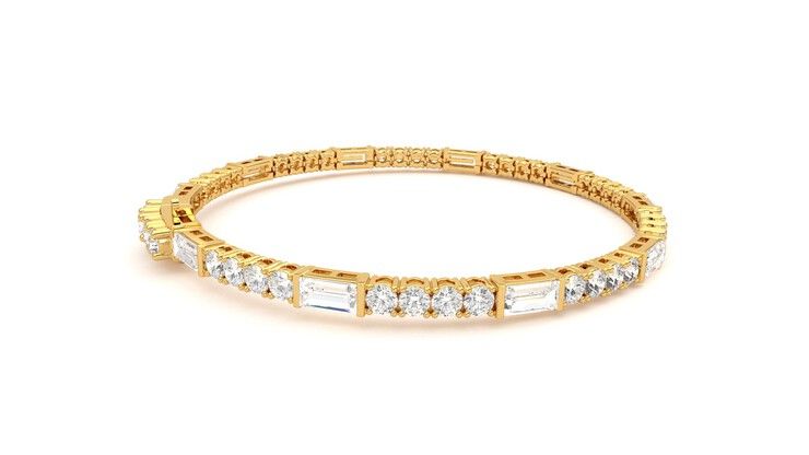 Taylor & Hart Serrienne 5.00ct Tennis Bracelet Jewellery 360 degree image 11