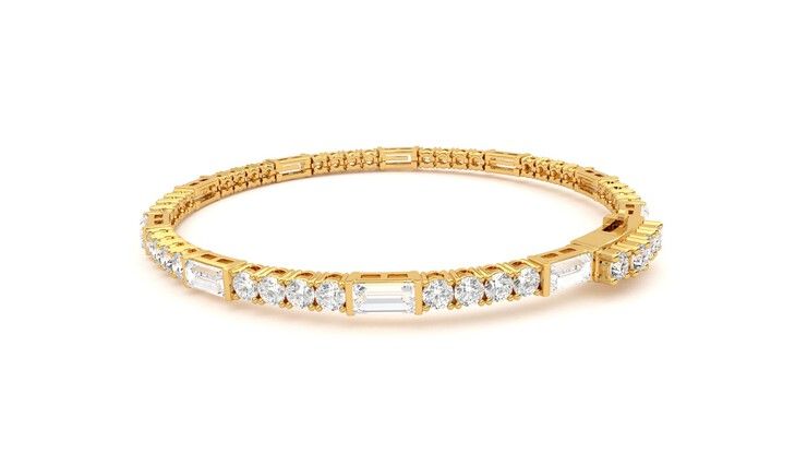 Taylor & Hart Serrienne 5.00ct Tennis Bracelet Jewellery 360 degree image 18