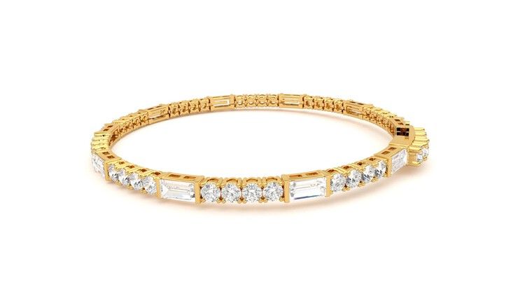 Taylor & Hart Serrienne 5.00ct Tennis Bracelet Jewellery 360 degree image 19