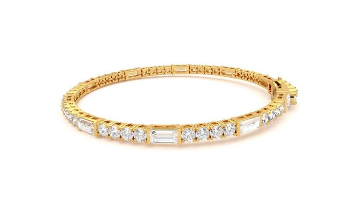 Taylor & Hart Serrienne 5.00ct Tennis Bracelet Jewellery 360 degree image 20