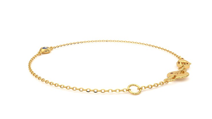Taylor & Hart Solanna Bracelet Jewellery 360 degree image 19