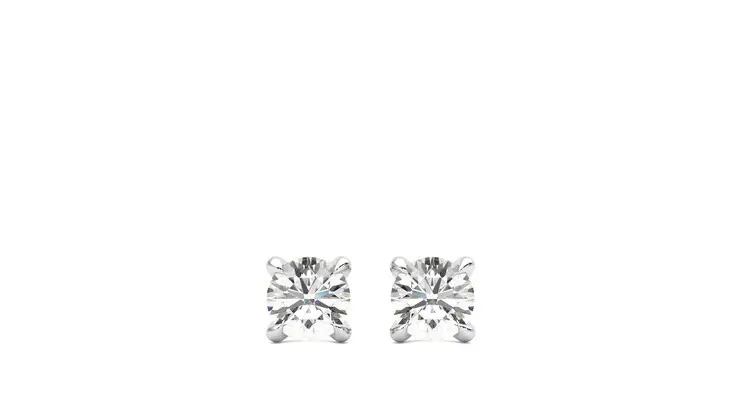Taylor & Hart Dea 0.20ct Studs Platinum Earrings 360 detail 01