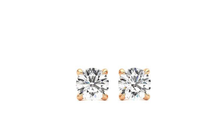 Taylor & Hart Dea 0.50ct Studs Jewellery 360 degree image 2