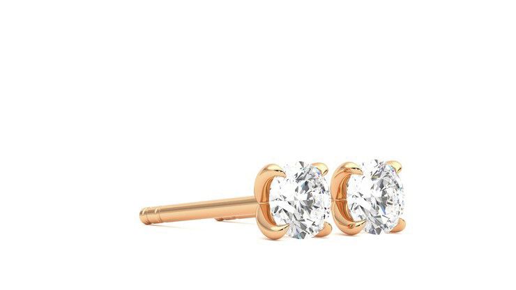 Taylor & Hart Dea 0.50ct Studs Jewellery 360 degree image 6