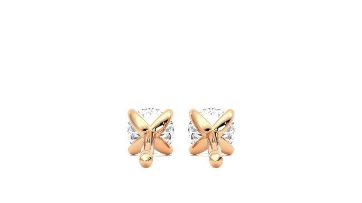 Taylor & Hart Dea 0.50ct Studs Jewellery 360 degree image 15