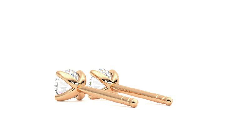 Taylor & Hart Dea 0.50ct Studs Jewellery 360 degree image 17