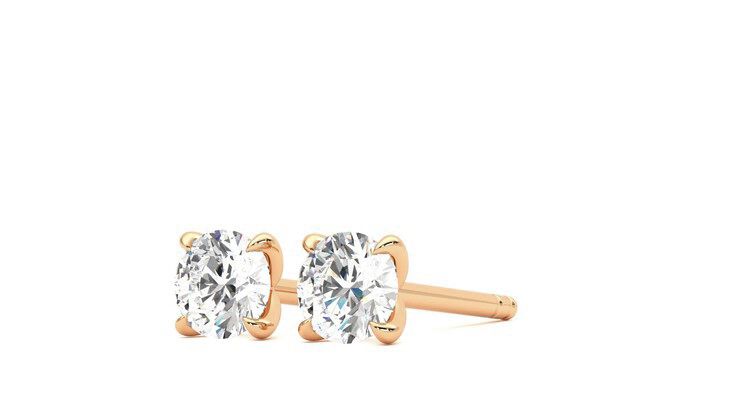 Taylor & Hart Dea 0.50ct Studs Jewellery 360 degree image 25