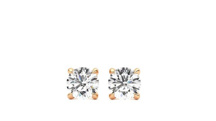Taylor & Hart Dea 0.50ct Studs Jewellery 360 degree image 28