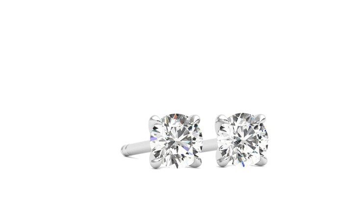 Taylor & Hart Dea 0.50ct Studs Jewellery 360 degree image 4