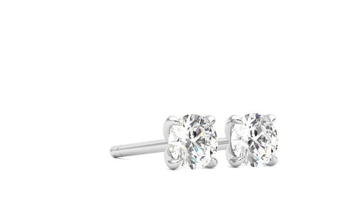 Taylor & Hart Dea 0.50ct Studs Jewellery 360 degree image 5