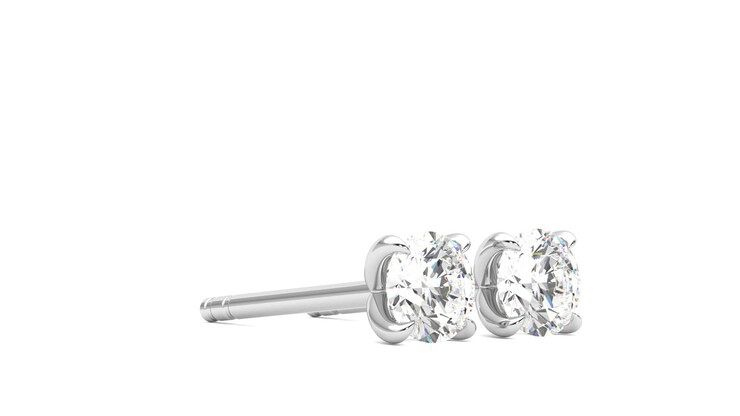 Taylor & Hart Dea 0.50ct Studs Jewellery 360 degree image 6