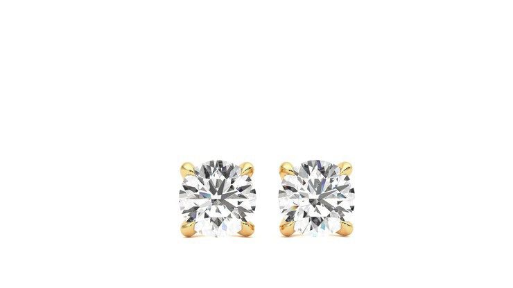 Taylor & Hart Dea 0.50ct Studs Jewellery 360 degree image 2