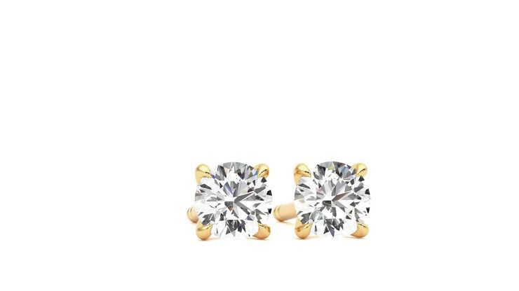Taylor & Hart Dea 0.50ct Studs Jewellery 360 degree image 3