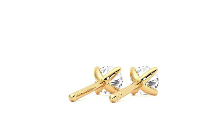 Taylor & Hart Dea 0.50ct Studs Jewellery 360 degree image 14