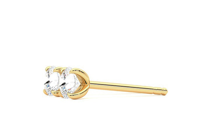 Taylor & Hart Dea 0.50ct Studs Jewellery 360 degree image 22