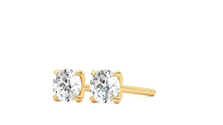 Taylor & Hart Dea 0.50ct Studs Jewellery 360 degree image 25