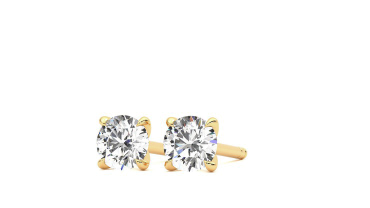 Taylor & Hart Dea 0.50ct Studs Jewellery 360 degree image 26