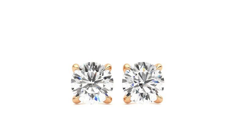 Taylor & Hart Dea 1.00ct Studs Jewellery 360 degree image 2