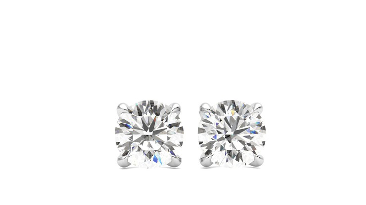 Taylor & Hart Dea 1.00ct Studs Jewellery 360 degree image 2