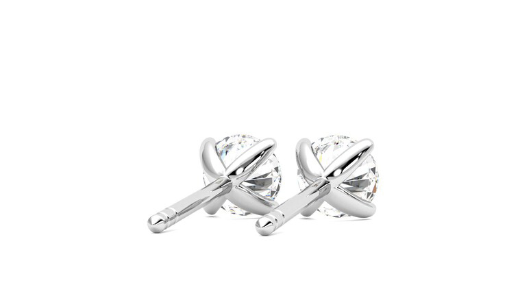 Taylor & Hart Dea 1.00ct Studs Jewellery 360 degree image 14