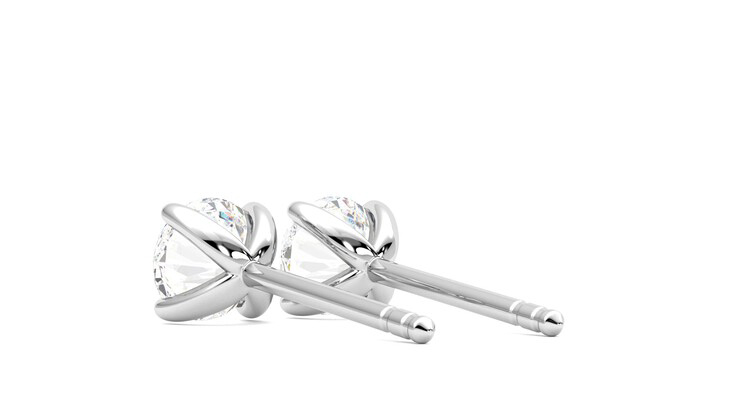 Taylor & Hart Dea 1.00ct Studs Jewellery 360 degree image 17