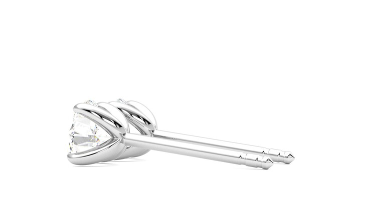 Taylor & Hart Dea 1.00ct Studs Jewellery 360 degree image 19