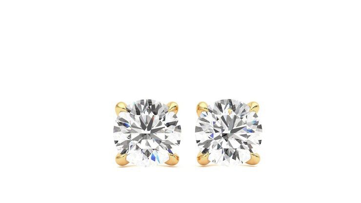 Taylor & Hart Dea 1.00ct Studs Jewellery 360 degree image 2