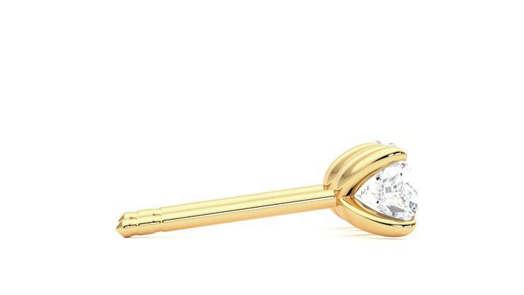 Taylor & Hart Dea 1.00ct Studs Jewellery 360 degree image 10