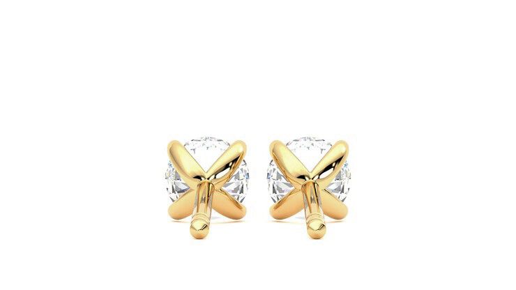 Taylor & Hart Dea 1.00ct Studs Jewellery 360 degree image 15