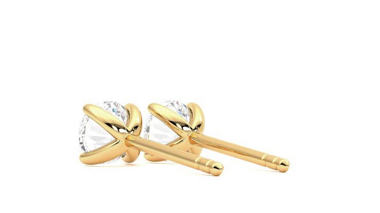 Taylor & Hart Dea 1.00ct Studs Jewellery 360 degree image 17