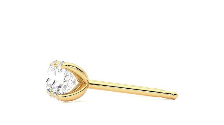 Taylor & Hart Dea 1.00ct Studs Jewellery 360 degree image 21