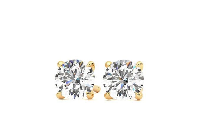 Taylor & Hart Dea 1.00ct Studs Jewellery 360 degree image 27