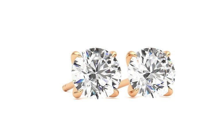 Taylor & Hart Dea 2.00ct Studs Jewellery 360 degree image 4