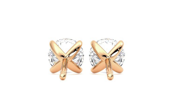 Taylor & Hart Dea 2.00ct Studs Jewellery 360 degree image 15