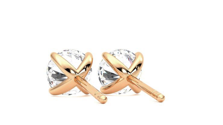 Taylor & Hart Dea 2.00ct Studs Jewellery 360 degree image 16
