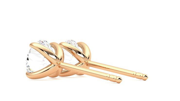 Taylor & Hart Dea 2.00ct Studs Jewellery 360 degree image 18
