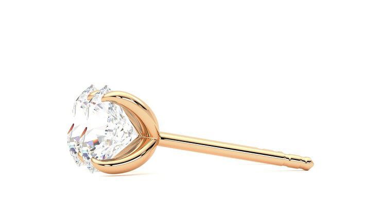 Taylor & Hart Dea 2.00ct Studs Jewellery 360 degree image 21