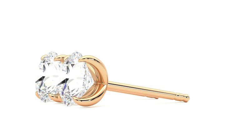 Taylor & Hart Dea 2.00ct Studs Jewellery 360 degree image 22