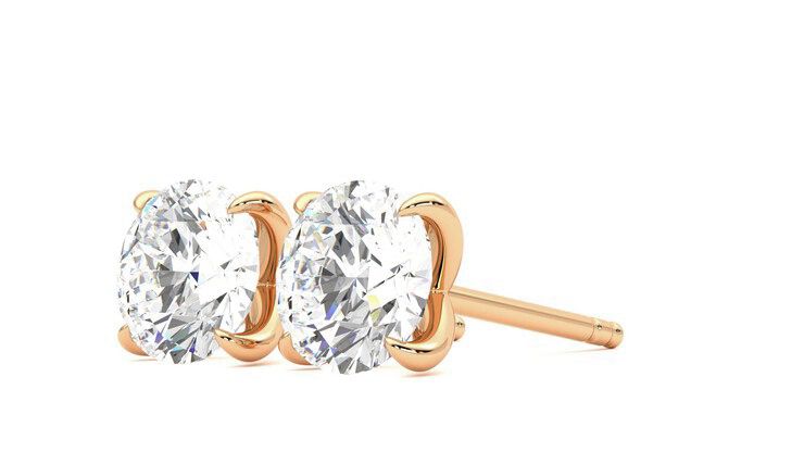 Taylor & Hart Dea 2.00ct Studs Jewellery 360 degree image 24