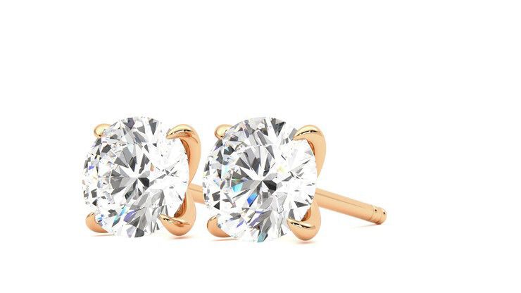 Taylor & Hart Dea 2.00ct Studs Jewellery 360 degree image 25
