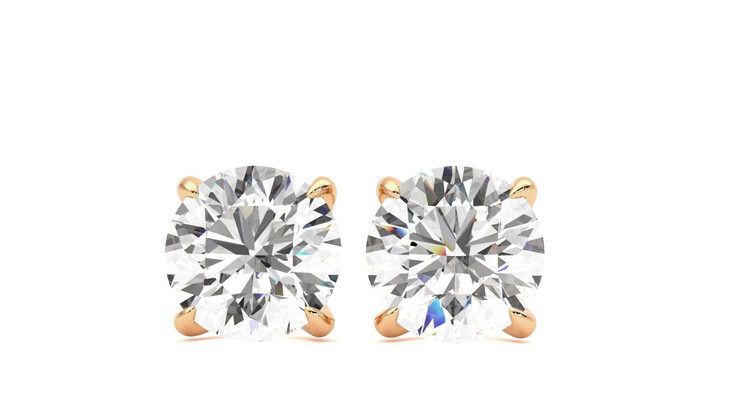 Taylor & Hart Dea 2.00ct Studs Jewellery 360 degree image 28