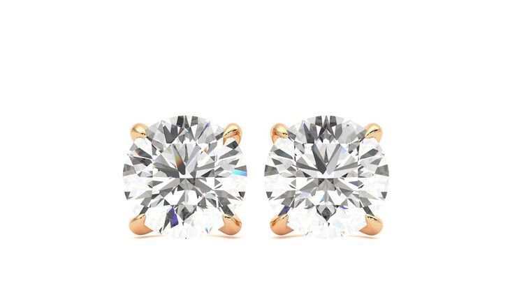 Taylor & Hart Dea 2.00ct Studs Jewellery 360 degree image 29