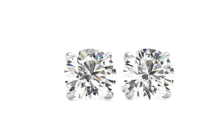 Taylor & Hart Dea 2.00ct Studs Jewellery 360 degree image 3