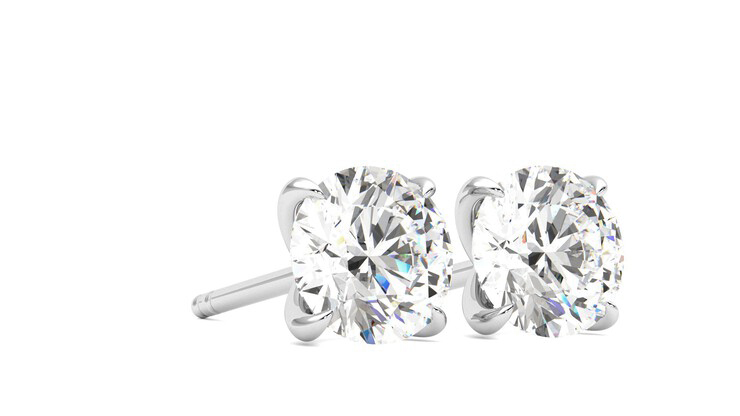 Taylor & Hart Dea 2.00ct Studs Jewellery 360 degree image 5
