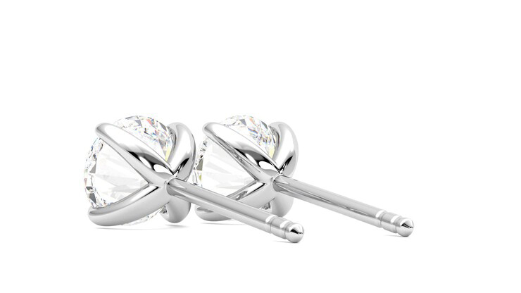 Taylor & Hart Dea 2.00ct Studs Jewellery 360 degree image 17