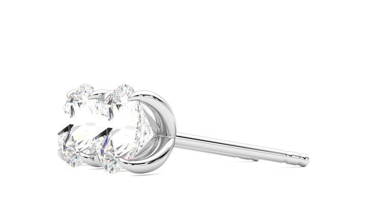 Taylor & Hart Dea 2.00ct Studs Jewellery 360 degree image 22